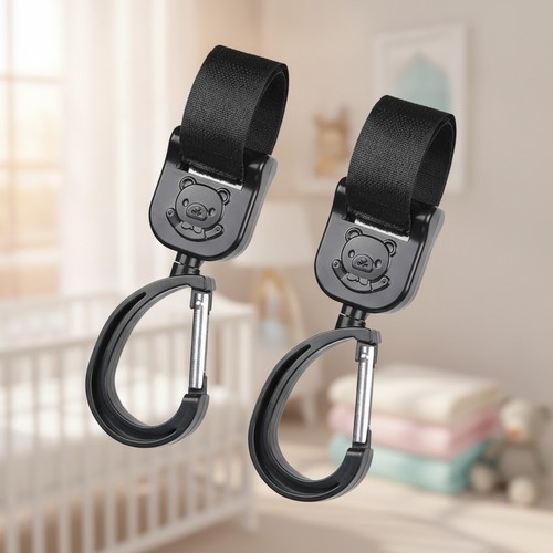 Kinderwagen haken klammern set - kinderwagen,