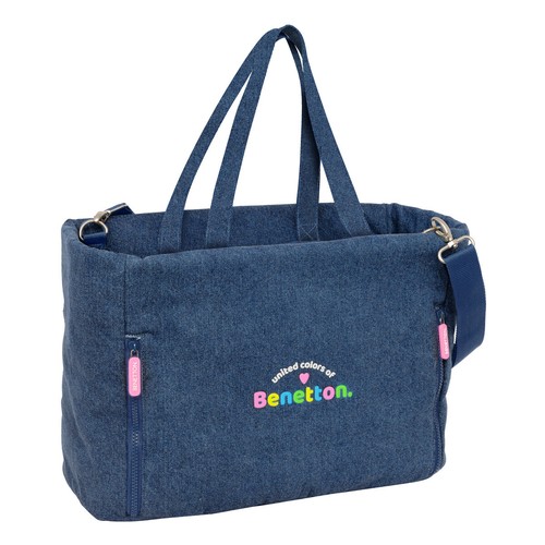 Handtasche benetton denim blau - benetton,